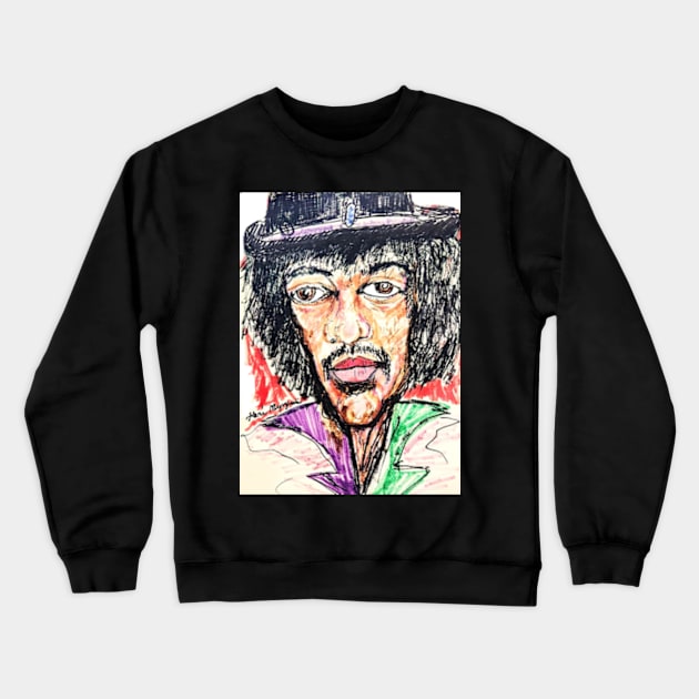 Jimi Hendrix Electric Ladyland Crewneck Sweatshirt by TheArtQueenOfMichigan 